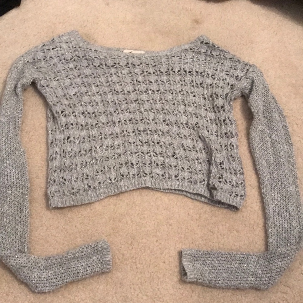 Hollister cropped sweater